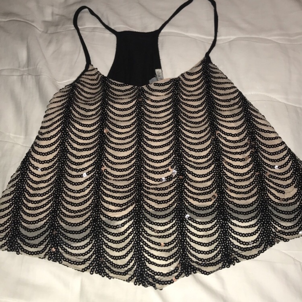 Sparkly tank top